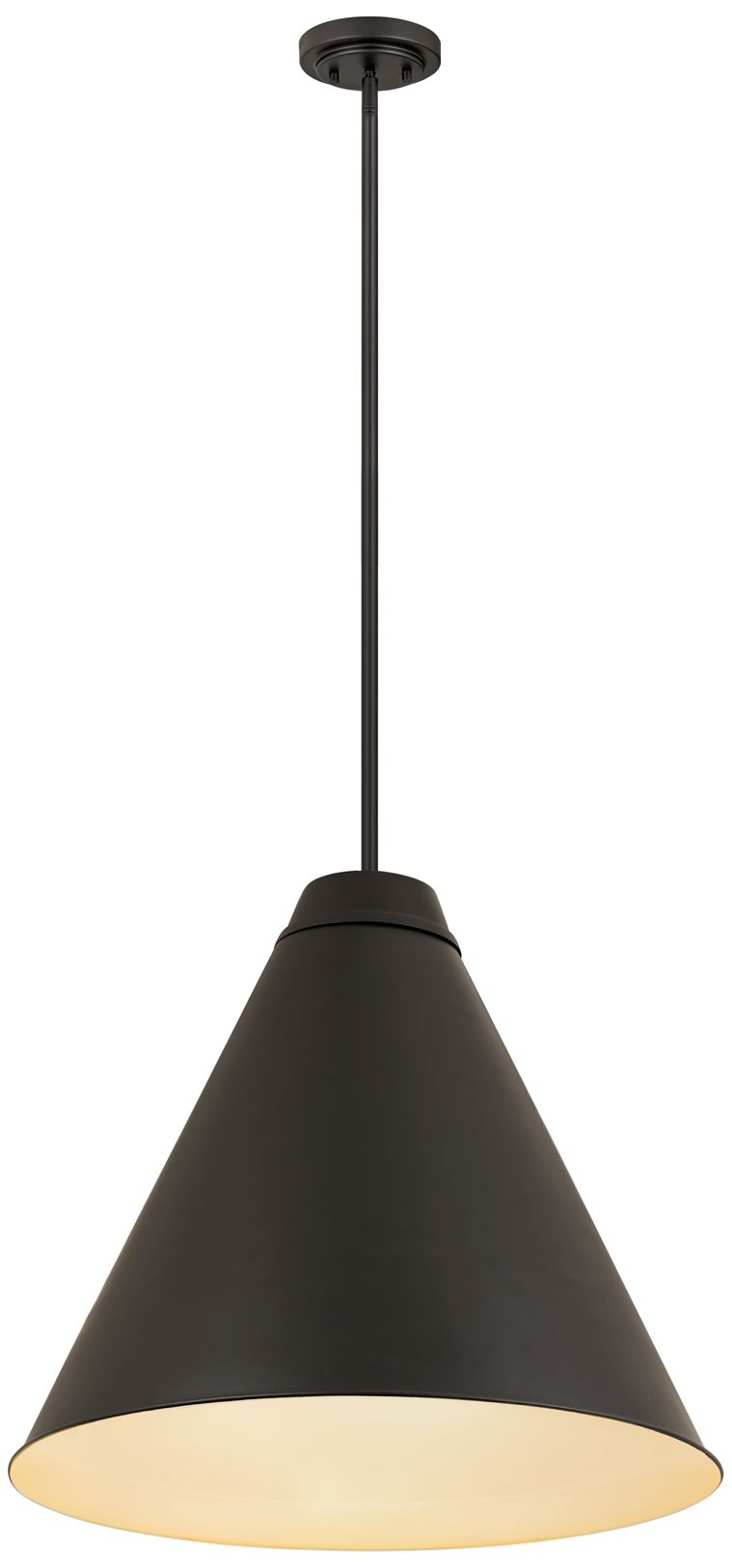 Image 4 Z-Lite 1 Light Pendant in Matte Black Finish more views