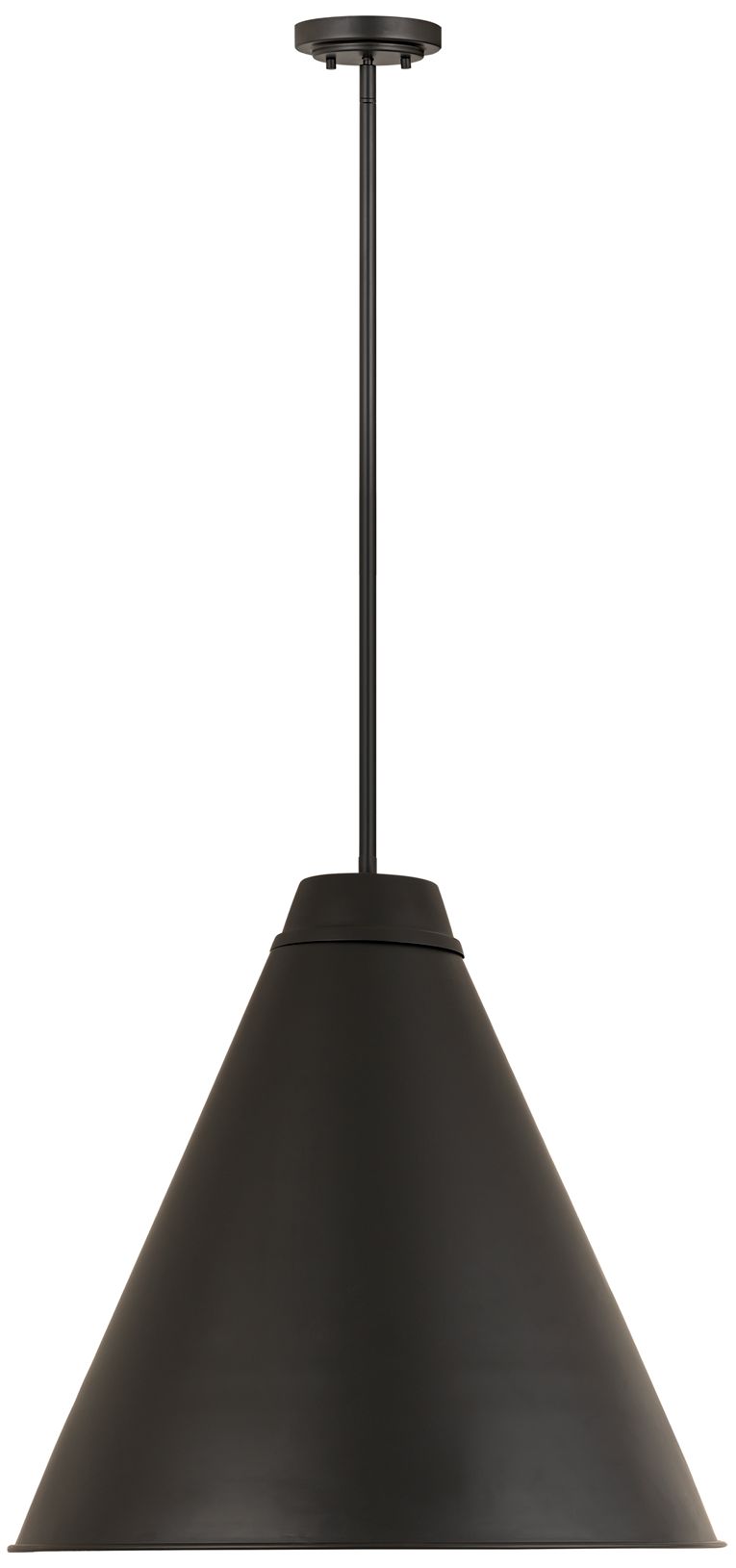 Image 5 Z-Lite 1 Light Pendant in Matte Black Finish more views
