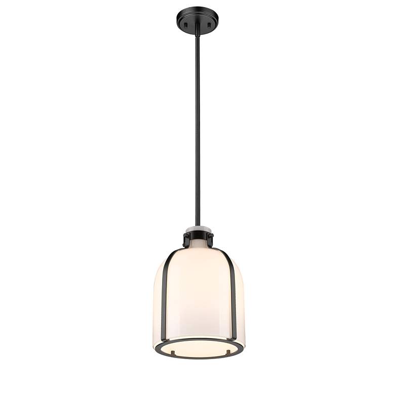 Image 5 Z-Lite 1 Light Pendant in Matte Black Finish more views