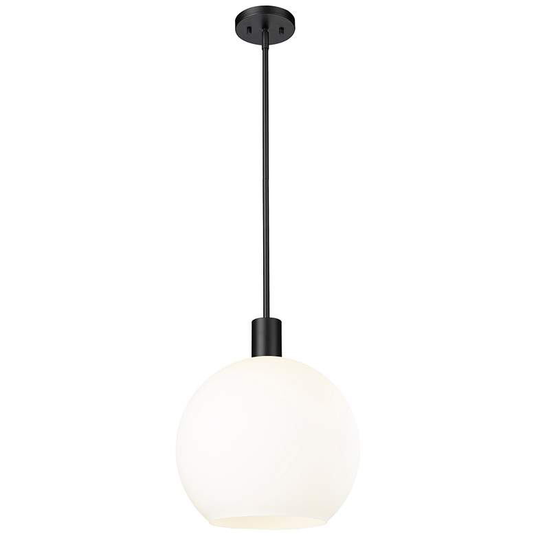 Image 1 Z-Lite 1 Light Pendant in Matte Black Finish