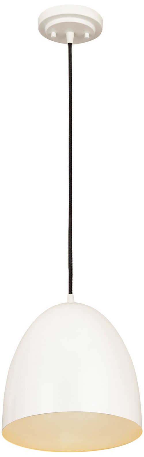 Image 5 Z-Lite 1 Light Pendant in Matte White Finish more views