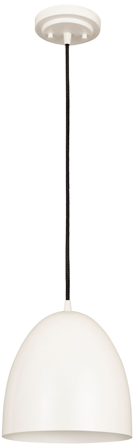 Image 7 Z-Lite 1 Light Pendant in Matte White Finish more views
