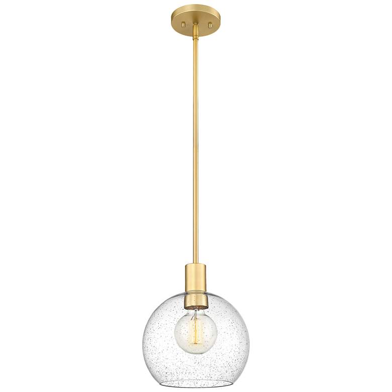 Image 1 Z-Lite 1 Light Pendant in Olde Brass Finish