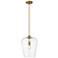 Z-Lite 1 Light Pendant in Olde Brass Finish