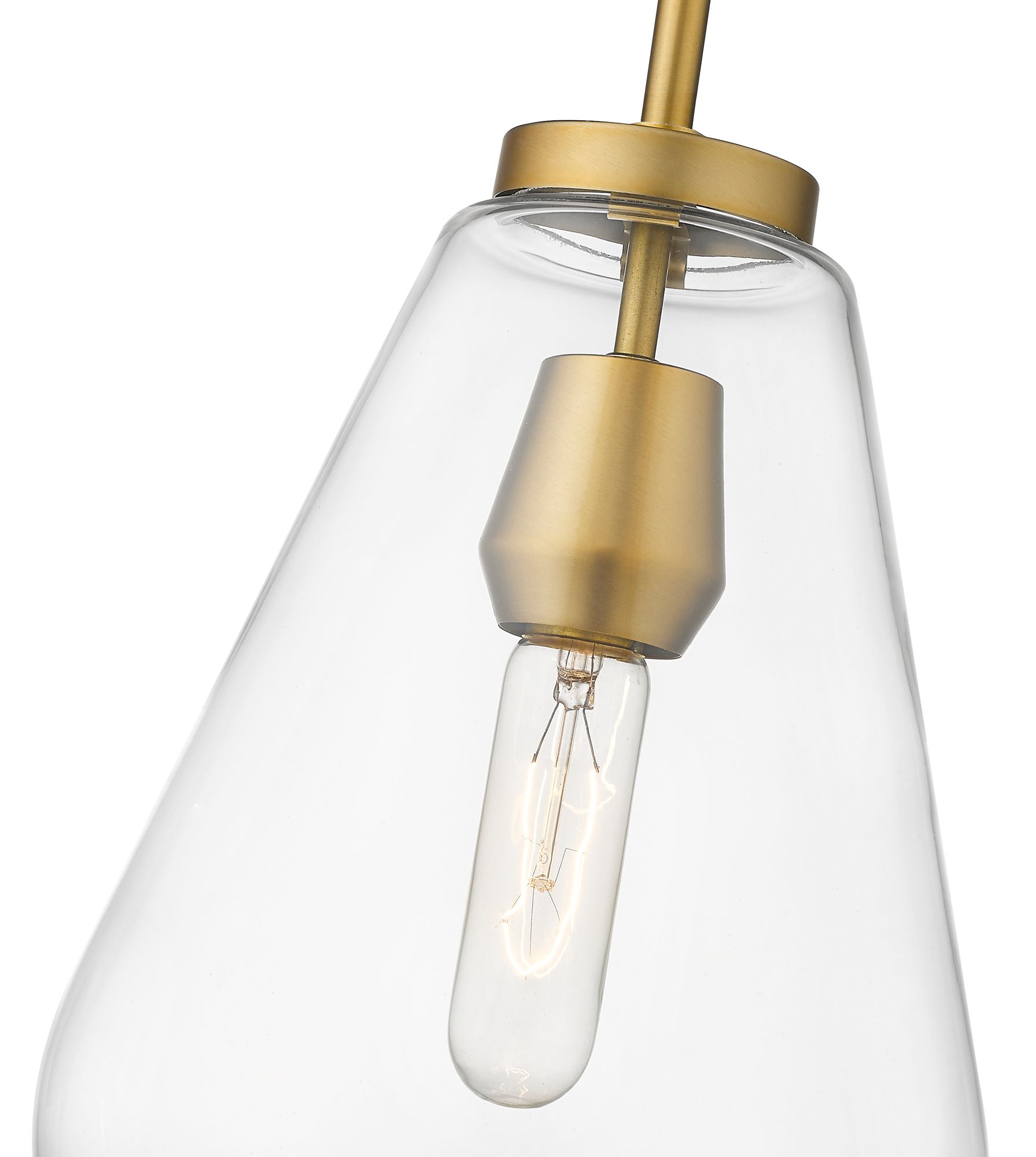 Image 6 Z-Lite 1 Light Pendant in Olde Brass Finish more views