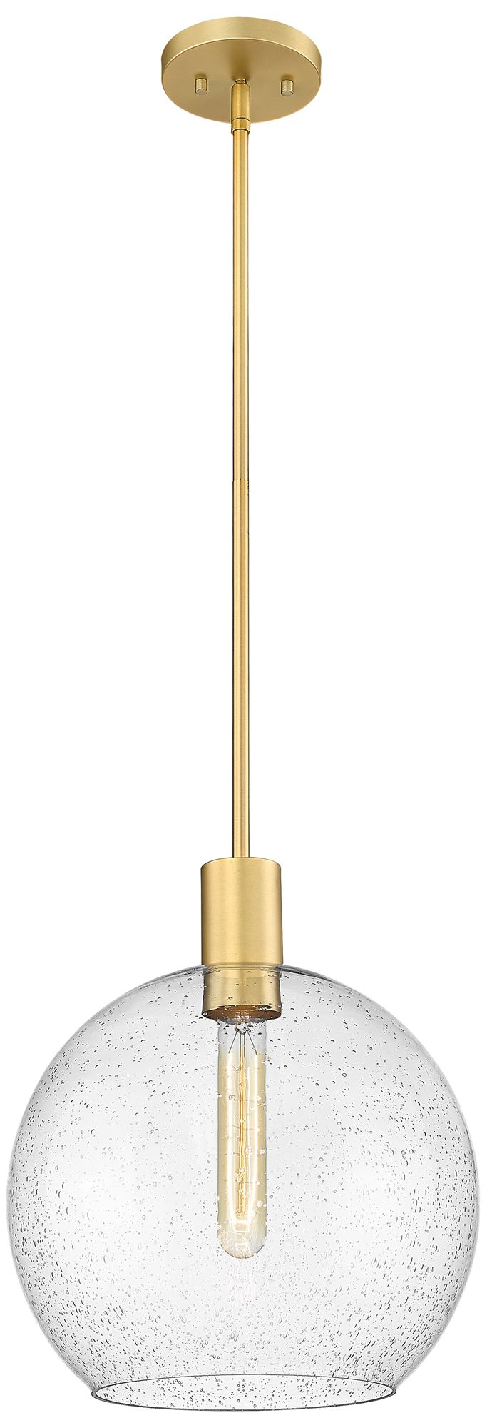 Z-Lite 1 Light Pendant in Olde Brass Finish