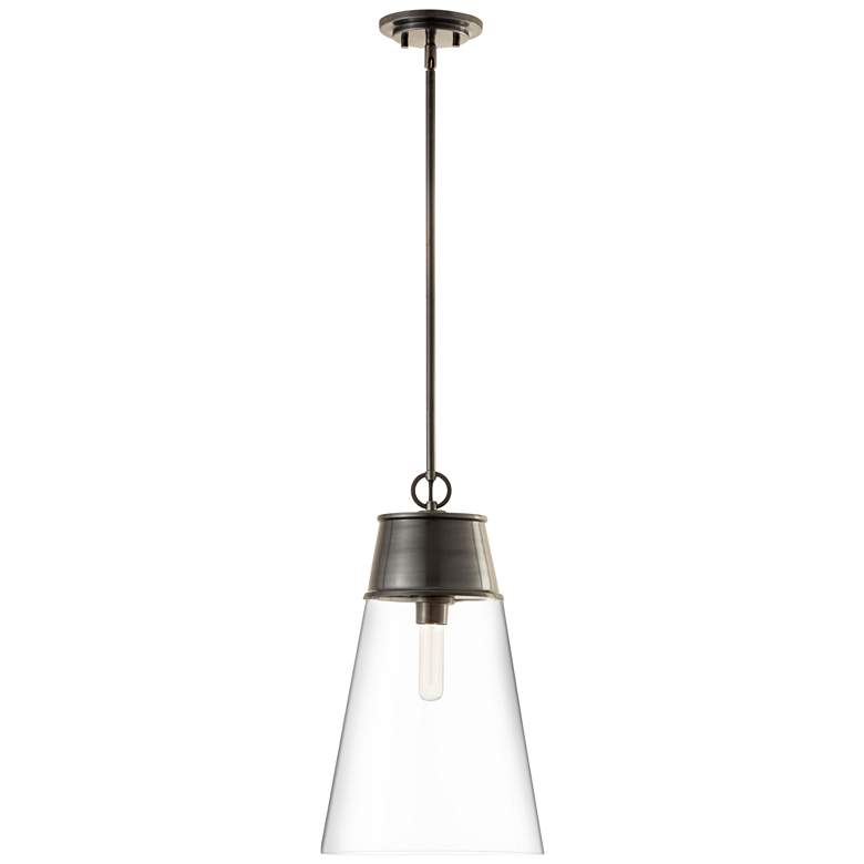 Image 1 Z-Lite 1 Light Pendant in Plated Bronze Finish