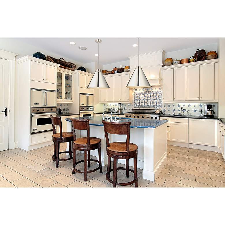 Image 3 Z-Lite 1 Light Pendant in Polished Nickel Finish more views