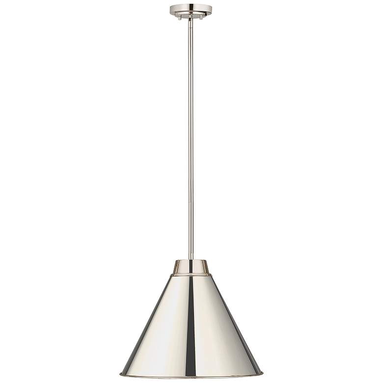 Image 4 Z-Lite 1 Light Pendant in Polished Nickel Finish more views