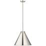 4_Z-Lite 1 Light Pendant in Polished Nickel Finish more views