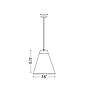 Z-Lite 1 Light Pendant in Polished Nickel Finish