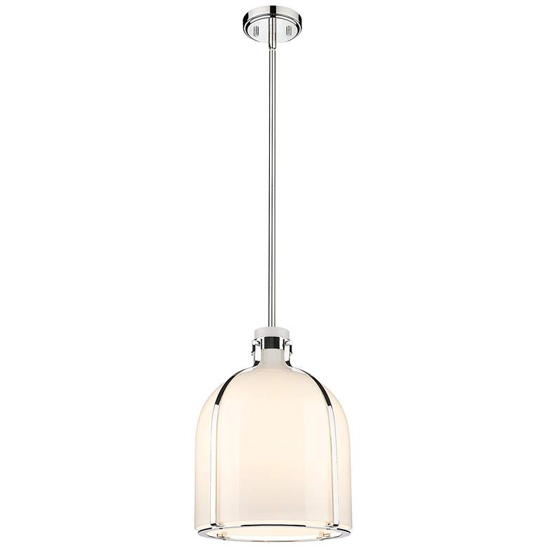 Image 1 Z-Lite 1 Light Pendant in Polished Nickel Finish