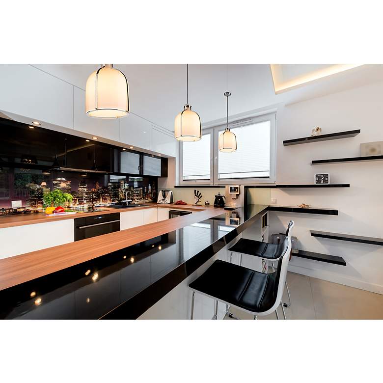 Image 2 Z-Lite 1 Light Pendant in Polished Nickel Finish more views