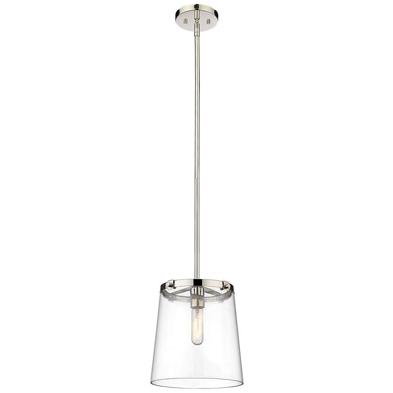 Image 1 Z-Lite 1 Light Pendant in Polished Nickel Finish