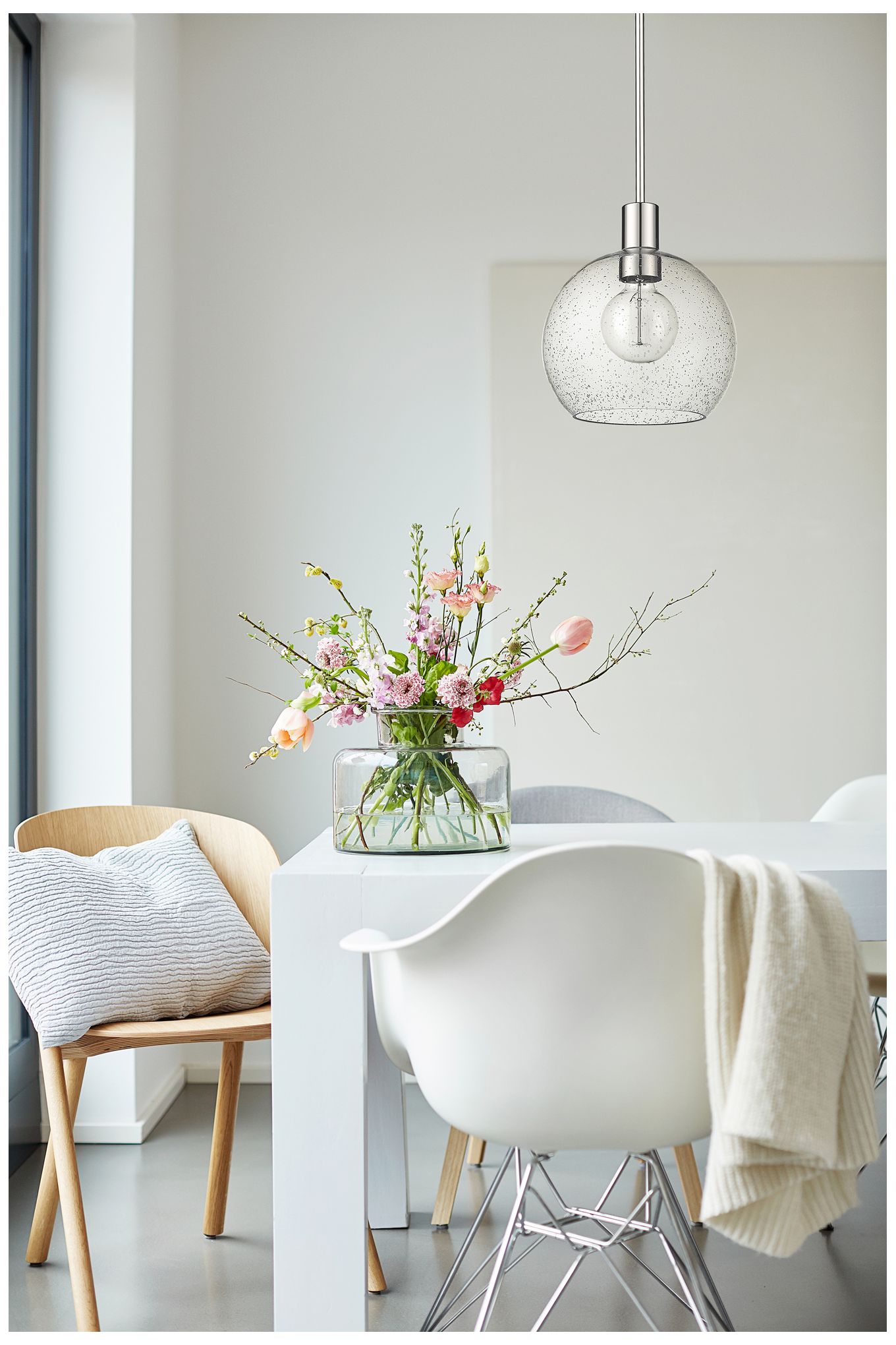 Image 2 Z-Lite 1 Light Pendant in Polished Nickel Finish more views