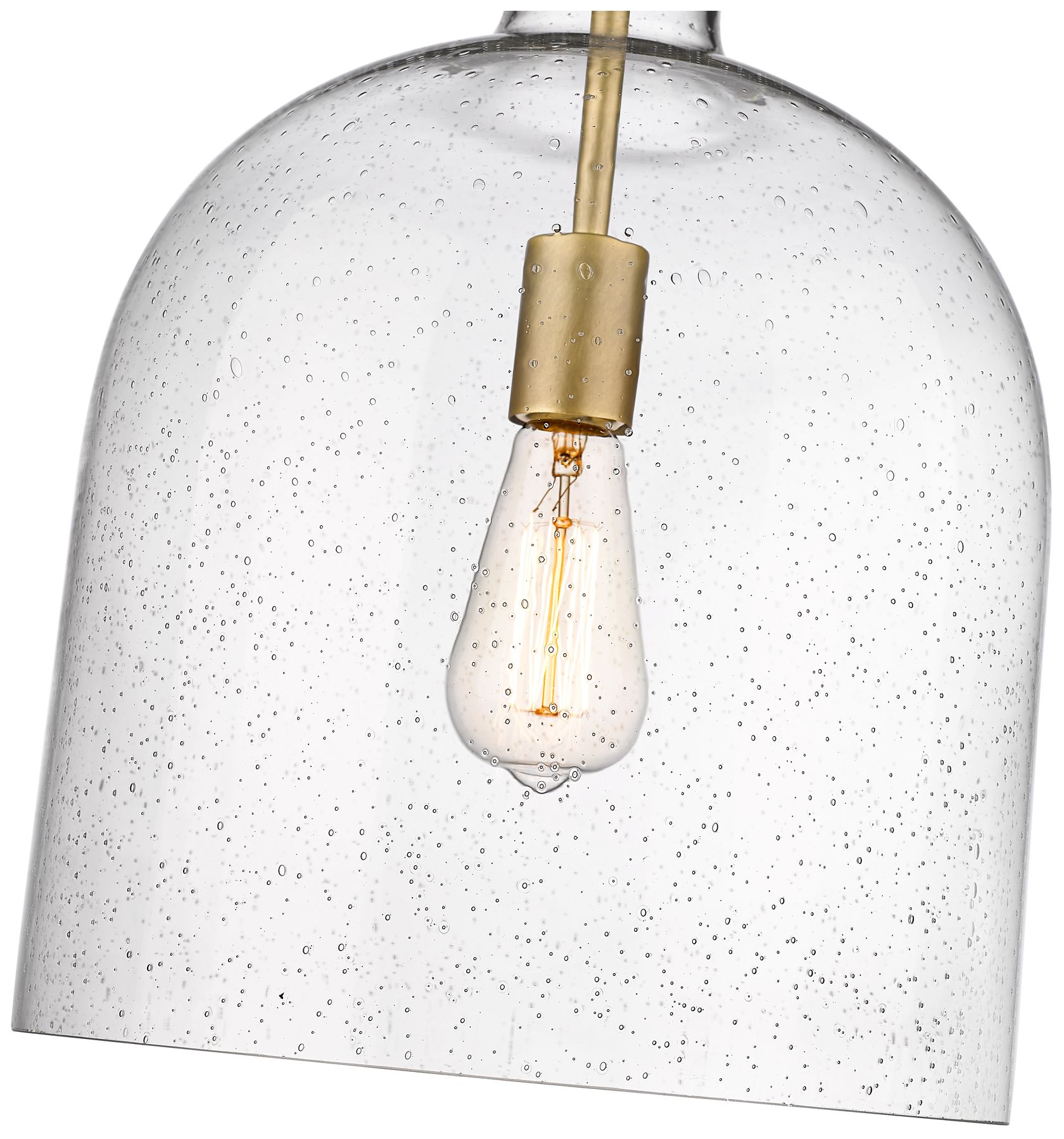 Image 6 Z-Lite 1 Light Pendant in Rubbed Brass Finish more views