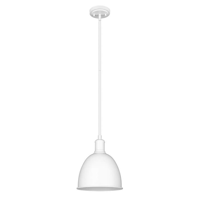 Image 7 Z-Lite 1 Light Pendant in Satin White Finish more views