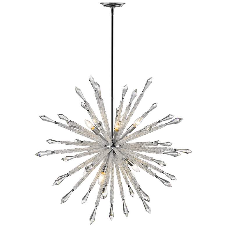 Image 1 Z-Lite 10 Light Chandelier in Chrome  Finish