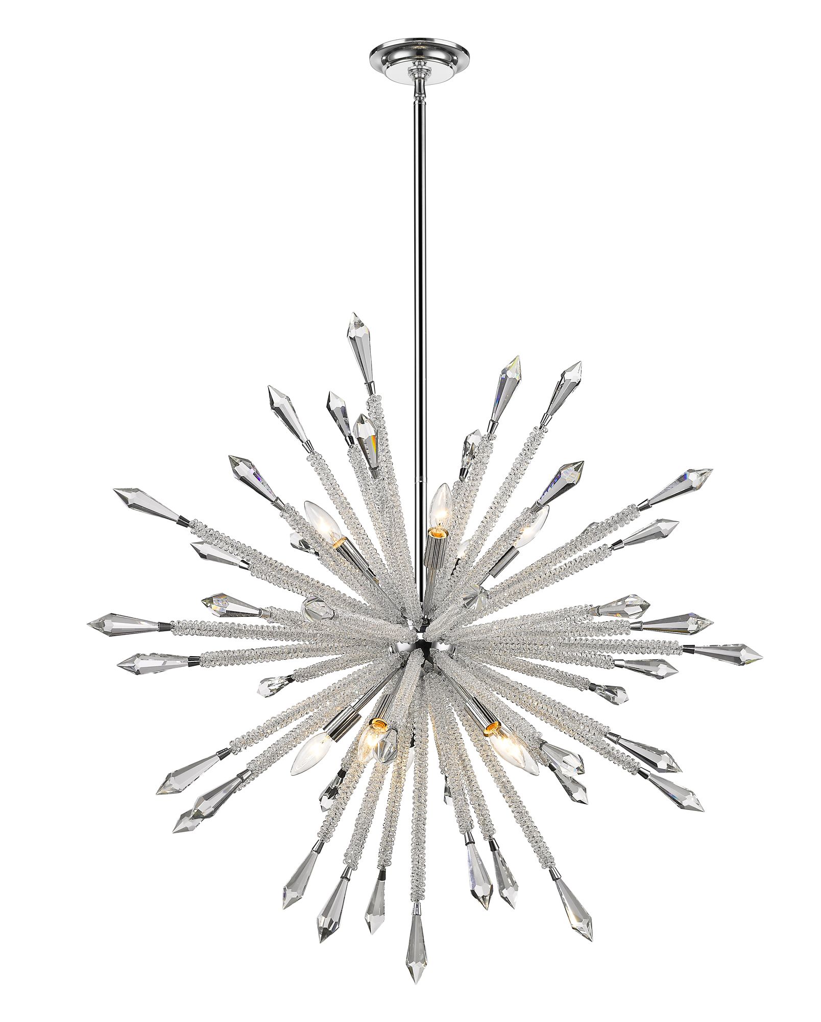Image 2 Z-Lite 10 Light Chandelier in Chrome  Finish more views
