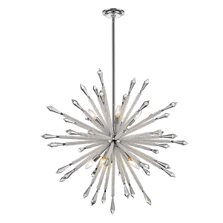 Image 2 Z-Lite 10 Light Chandelier in Chrome  Finish more views
