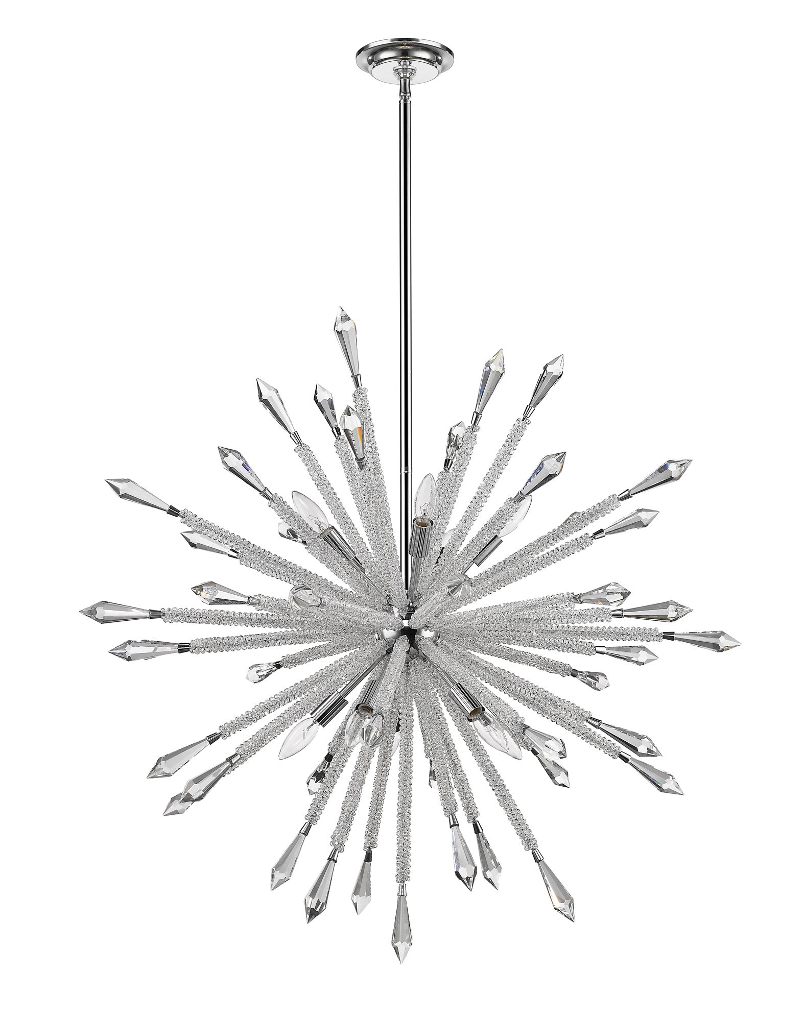 Image 5 Z-Lite 10 Light Chandelier in Chrome  Finish more views