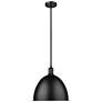 Z-Lite 12.5" Wide 1-Light Matte Black Finish Modern Pendant Light