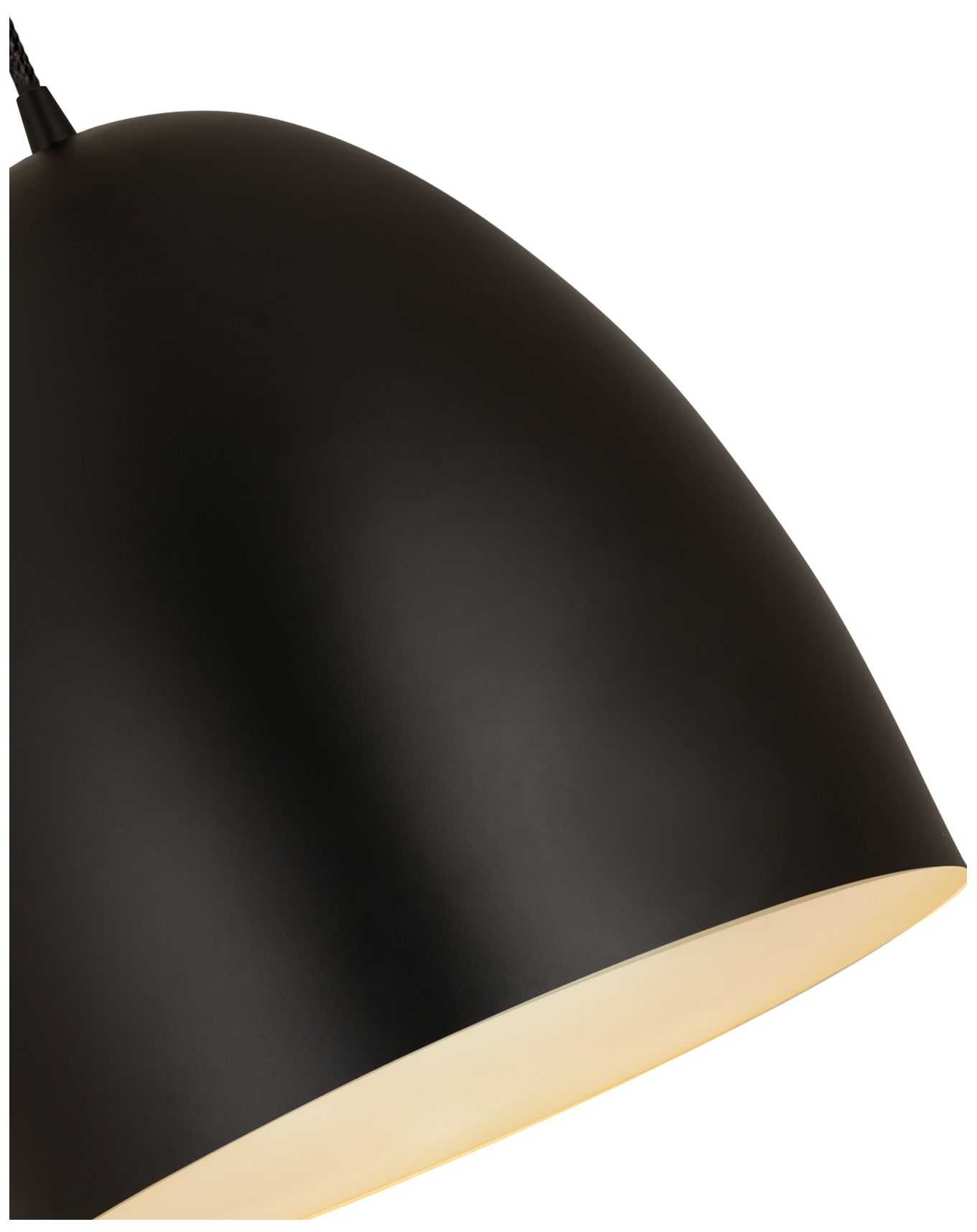 Image 6 Z-Lite 12" Wide 1-Light Matte Black Finish Modern Dome Pendant Light more views