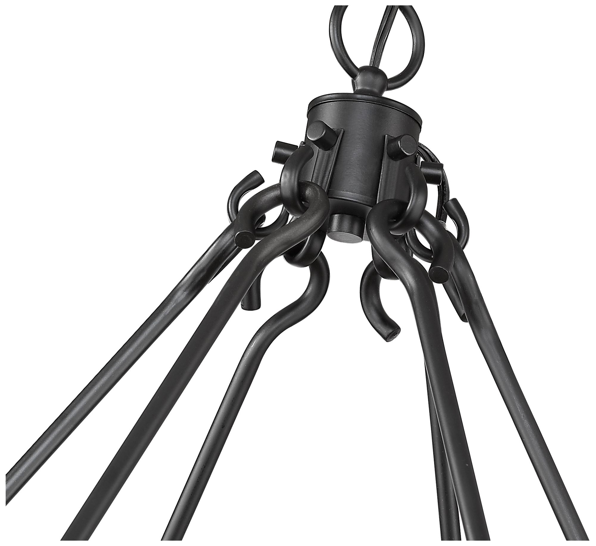 Image 6 Z-Lite 12 Light Chandelier in Matte Black Finish more views
