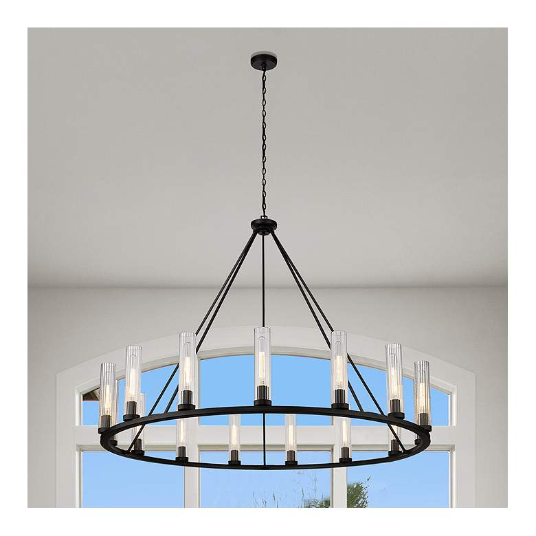 Image 1 Z-Lite 15 Light Chandelier in Bronze Finish