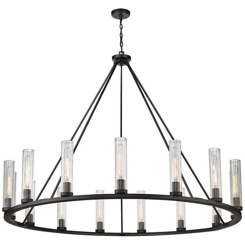 Image 3 Z-Lite 15 Light Chandelier in Bronze Finish more views