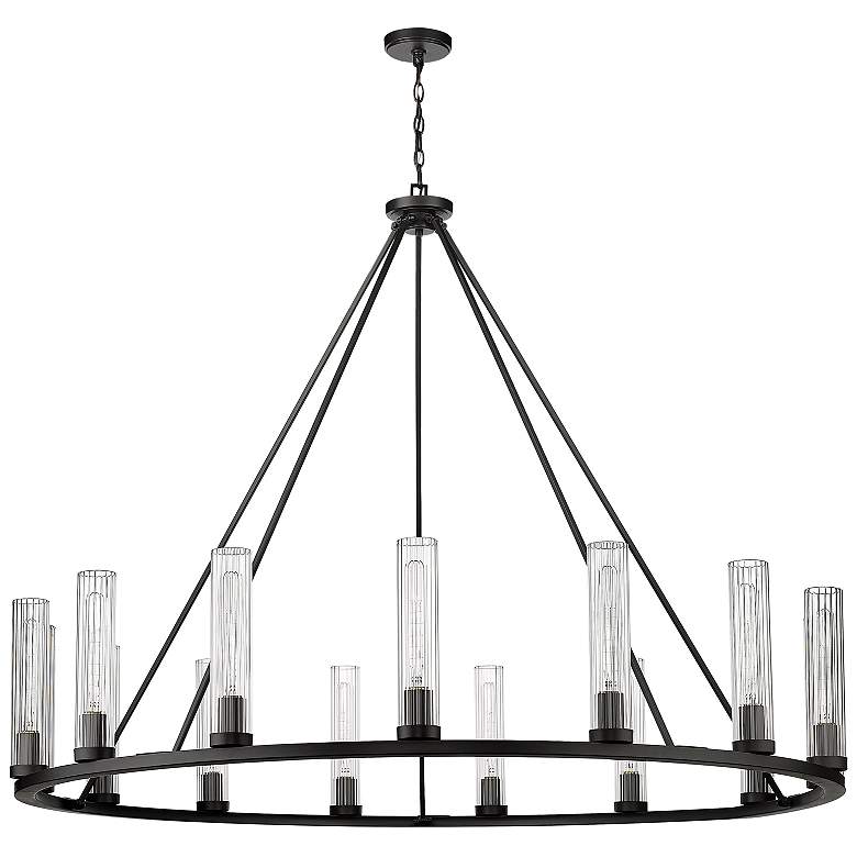 Image 5 Z-Lite 15 Light Chandelier in Bronze Finish more views