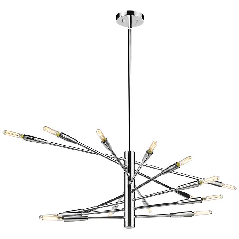Image 1 Z-Lite 16 Light Chandelier in Chrome Finish