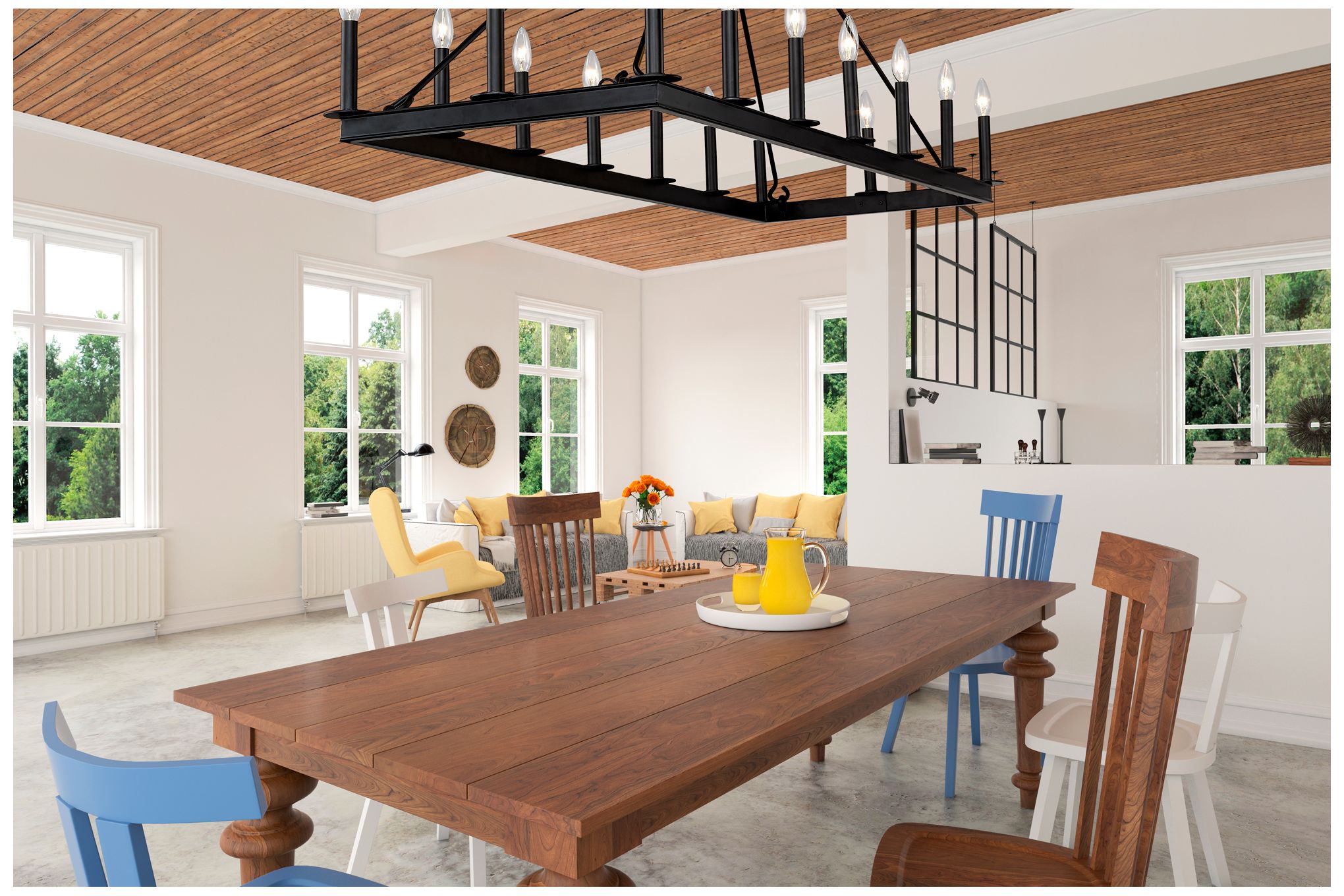 Image 3 Z-Lite 16 Light Chandelier in Matte Black Finish more views