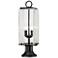 Z-Lite 2 Light Outdoor Pier Mounted Fixture in Black Finish
