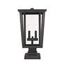 5_Z-Lite 2 Light Outdoor Pier Mounted Fixture in Oil Rubbed Bronze Finish more views
