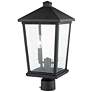 4_Z-Lite 2 Light Outdoor Post Mount Fixture in Black Finish more views
