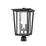 2_Z-Lite 2 Light Outdoor Post Mount Fixture in Oil Rubbed Bronze Finish more views