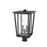 3_Z-Lite 2 Light Outdoor Post Mount Fixture in Oil Rubbed Bronze Finish more views