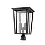 4_Z-Lite 2 Light Outdoor Post Mount Fixture in Oil Rubbed Bronze Finish more views