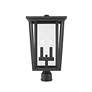 5_Z-Lite 2 Light Outdoor Post Mount Fixture in Oil Rubbed Bronze Finish more views