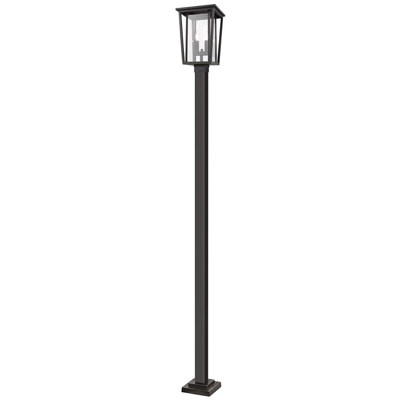 Image 1 Z-Lite 2 Light Outdoor Post Mounted Fixture in Oil Rubbed Bronze Finish
