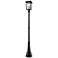 Z-Lite 2 Light Outdoor Post Mounted Fixture in Oil Rubbed Bronze Finish