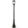 Z-Lite 2 Light Outdoor Post Mounted Fixture in Oil Rubbed Bronze Finish