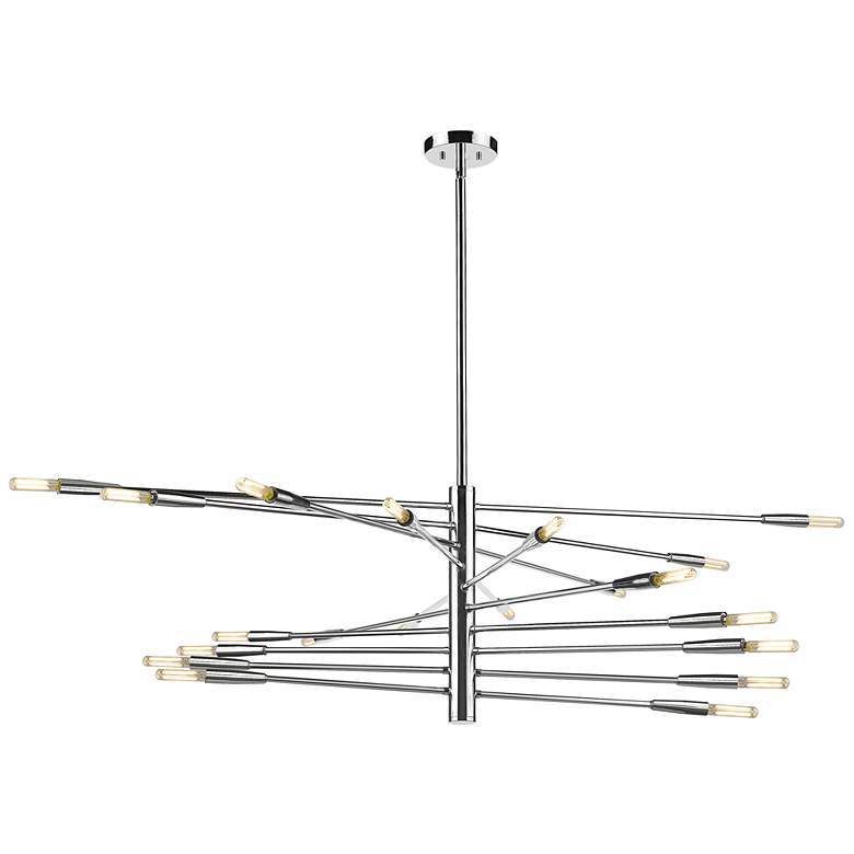 Image 1 Z-Lite 20 Light Chandelier in Chrome Finish