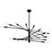 Z-Lite 20 Light Chandelier in Matte Black Finish