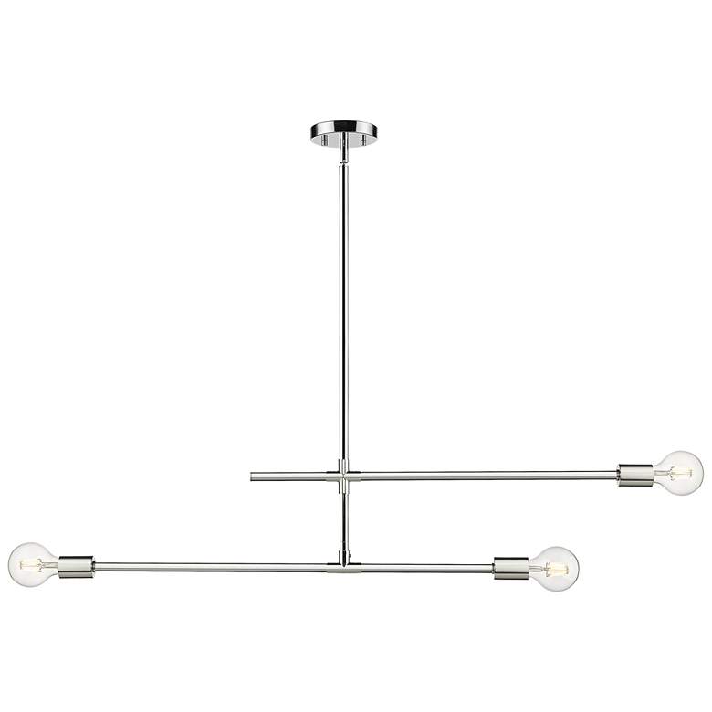 Image 1 Z-Lite 3 Light Chandelier in Chrome Finish