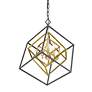 Thumbnail2 of Z-Lite 3 Light Chandelier in Olde Brass + Bronze Finish more views