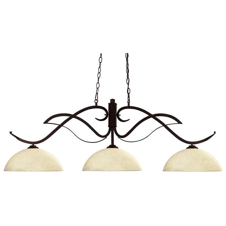 Image 1 Z-Lite 3 Light Island/Billiard in Bronze Finish
