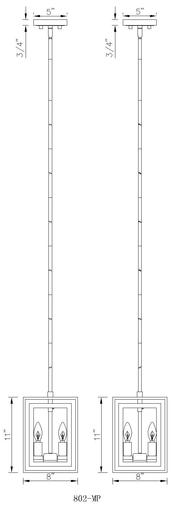 Z-Lite 3 Light Mini Pendant in Misty Charcoal Finish