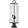 Z-Lite 3 Light Outdoor Pier Mounted Fixture in Black Finish